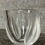 Lalique France: magnificent crystal tulip vase