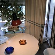 Lampe d'architecte rouge   patented  finlande
