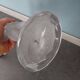 Art Deco Glass Candle Holder