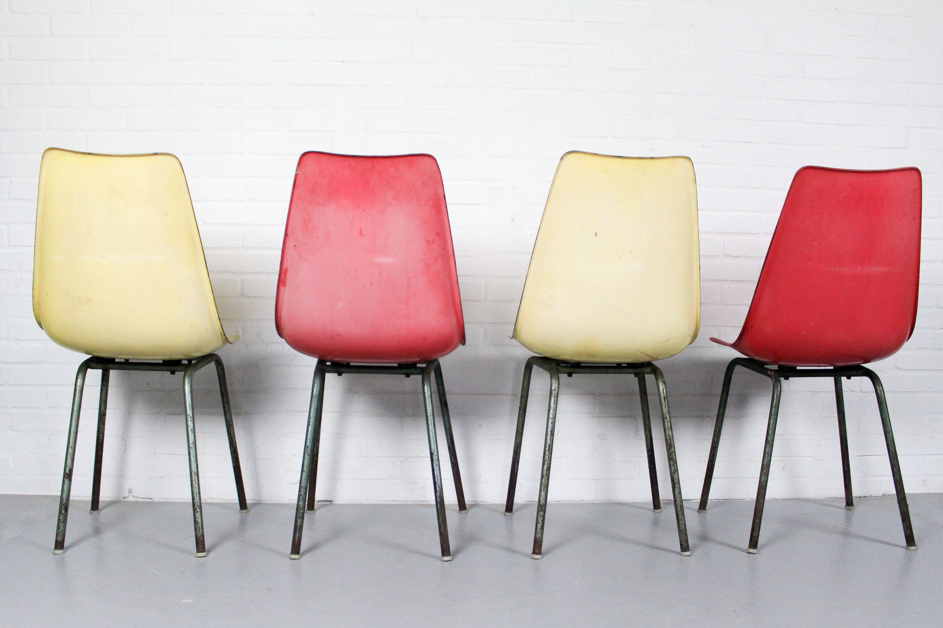4 chairs by KVZ Semily, 1950s