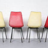 4 chairs by KVZ Semily, 1950s