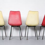 4 chairs by KVZ Semily, 1950s