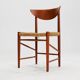 Model 316 dining chairs by Peter White & Orla Moelgard-Nielsen for Søborg Møbelfabrik, 1958, set of 6
