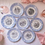 Luneville talking plate collection