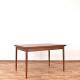 Mid-Century Danish Teak Extendable Dining Table, 1960s.