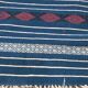 Carpet corridor blue and white handmade Berber style