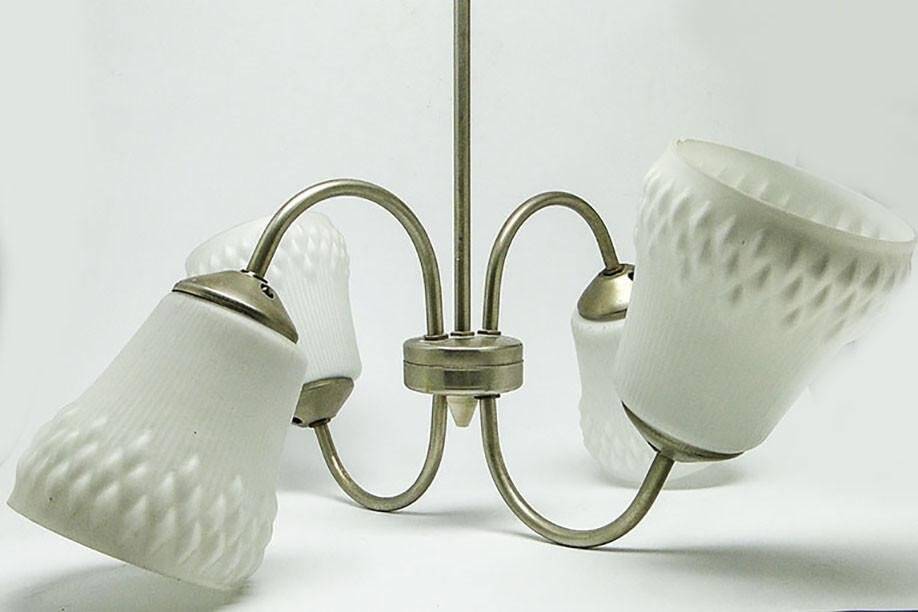 Mid-century style chandelier, Poland, 1970s