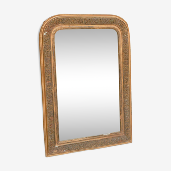 Miroir doré Louis Philippe 92cm x 63cm