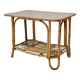 Vintage rattan coffee table 60's