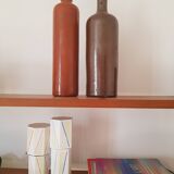 Set of 2 stoneware bottles