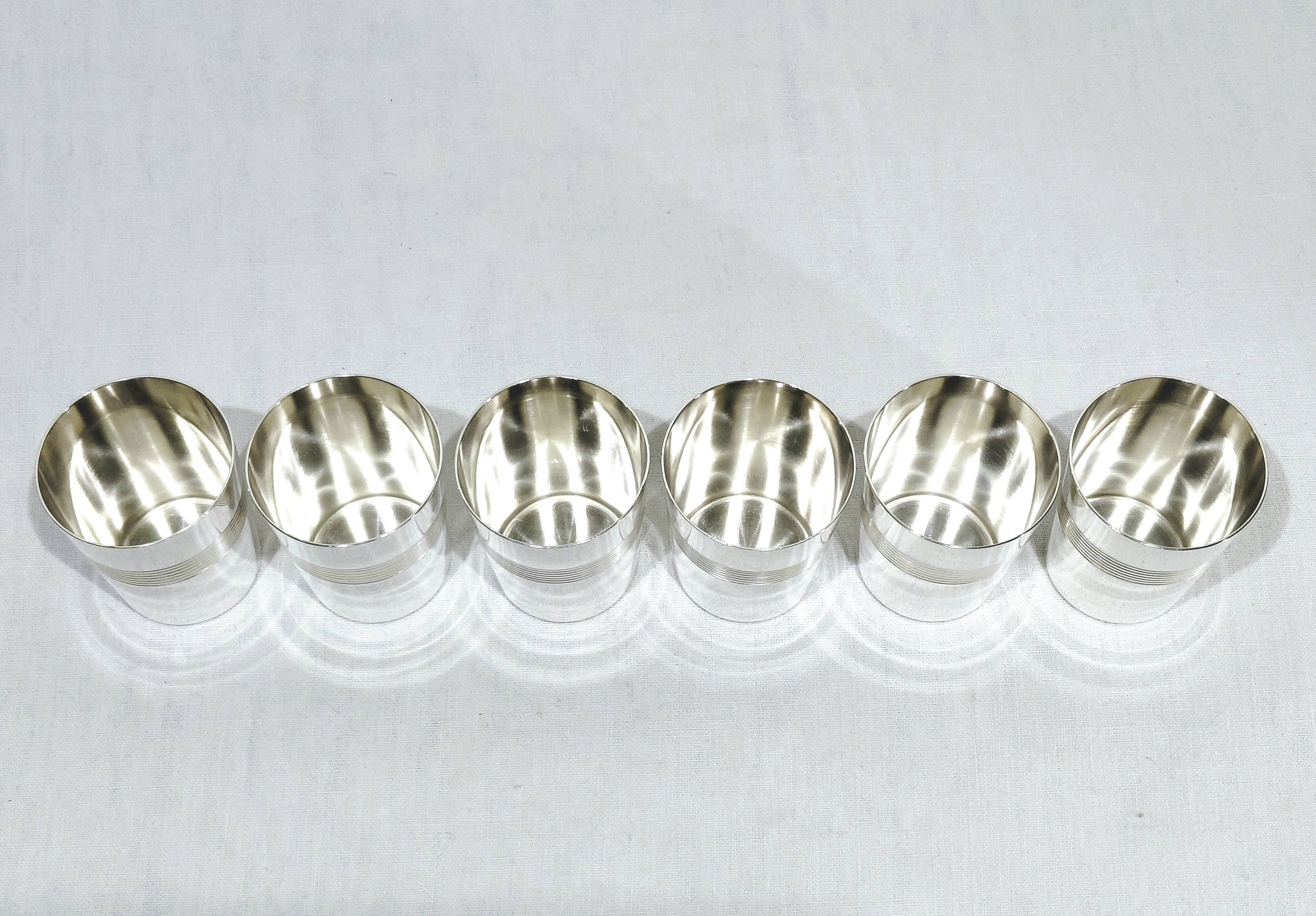 Ercuis - set of 6 cups