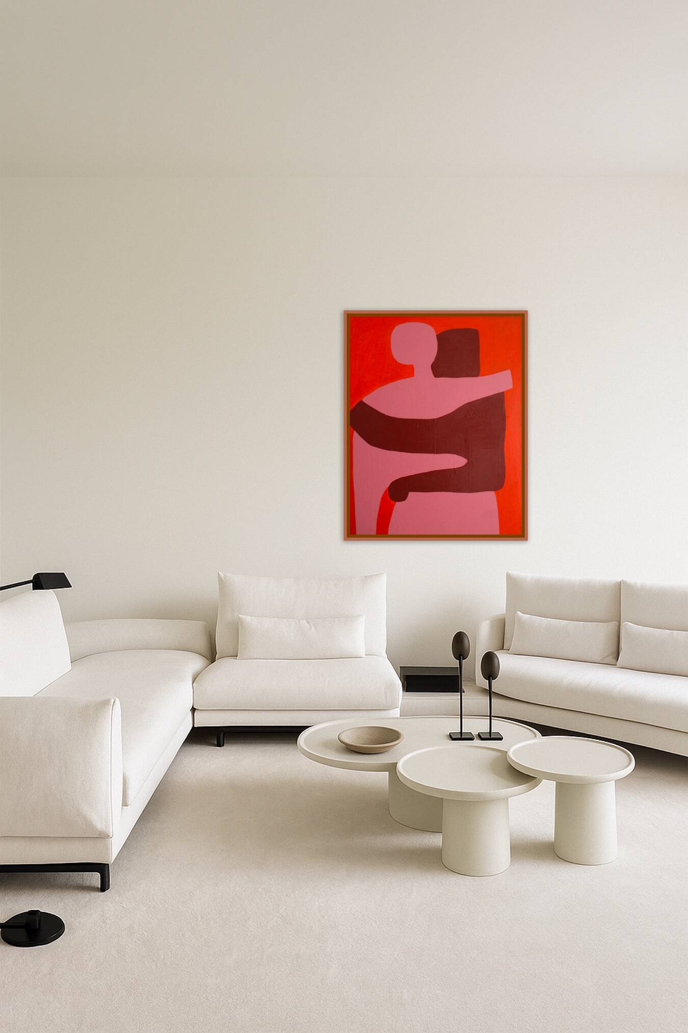 Painting on canvas "can i hold you" signed Bodasca