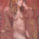 Antoni Munill - 'Mujeres' - Deux figures féminines évocatrices