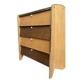 Meuble à chaussures en bois, années 60