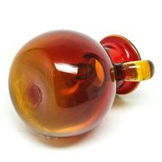 Vase, mid-century modern, glass, designed by J. Słuczan-Orkusz, Poland, 1970s