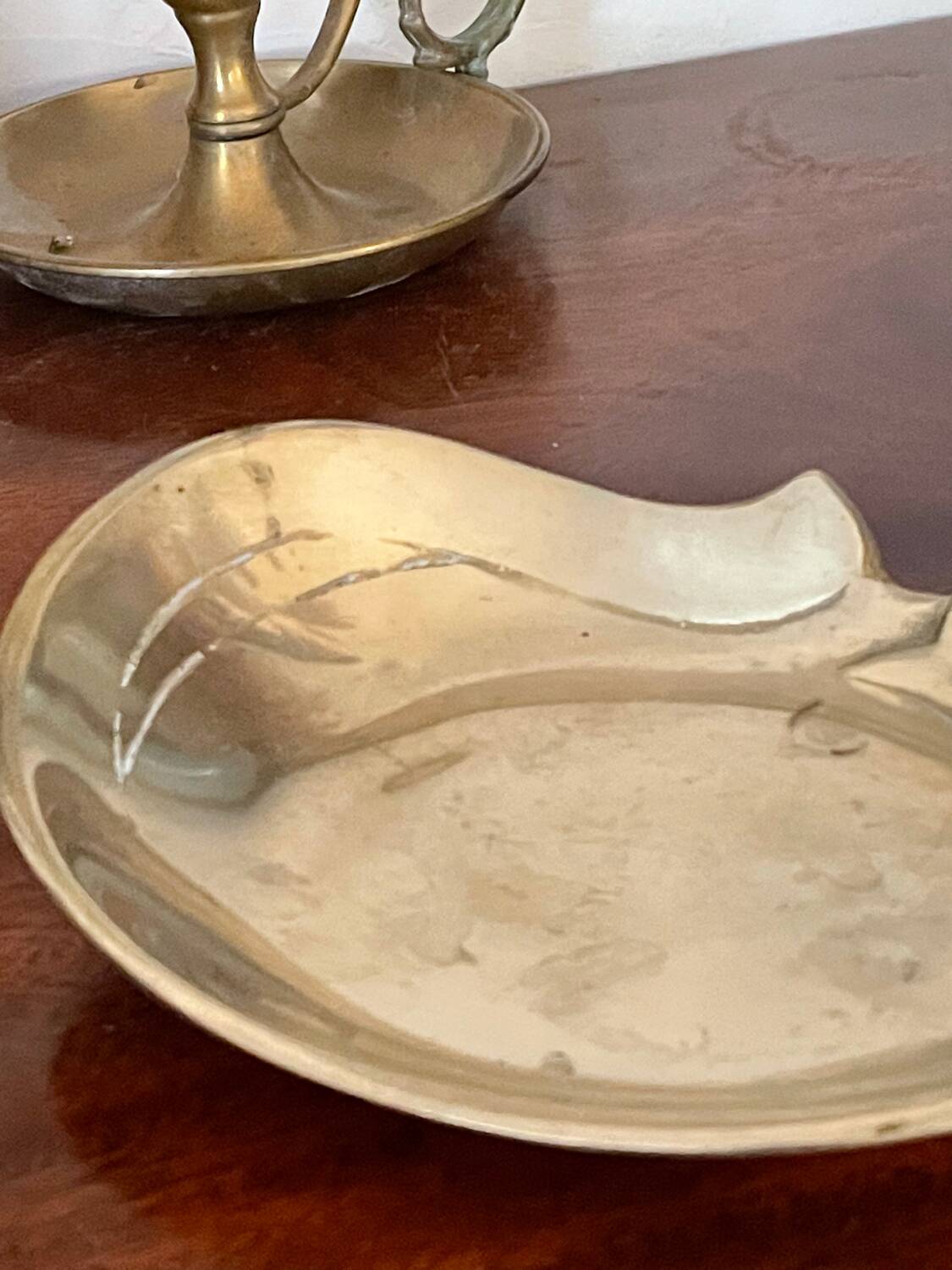 Brass cat pocket tray