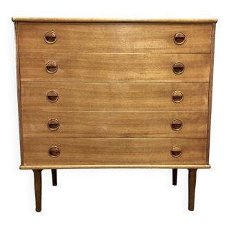 Large Scandinavian design chest of drawers 1950.