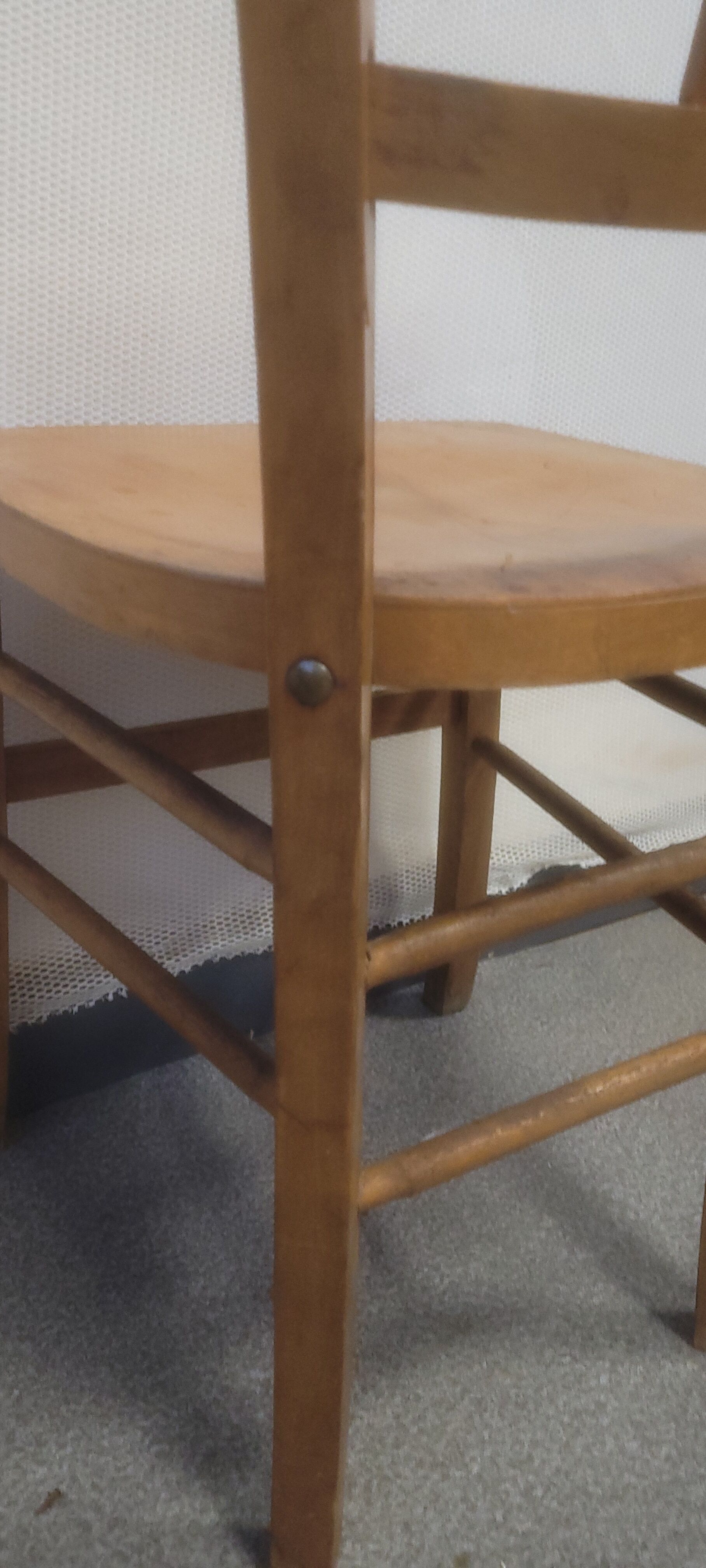 Bistro chair wood color