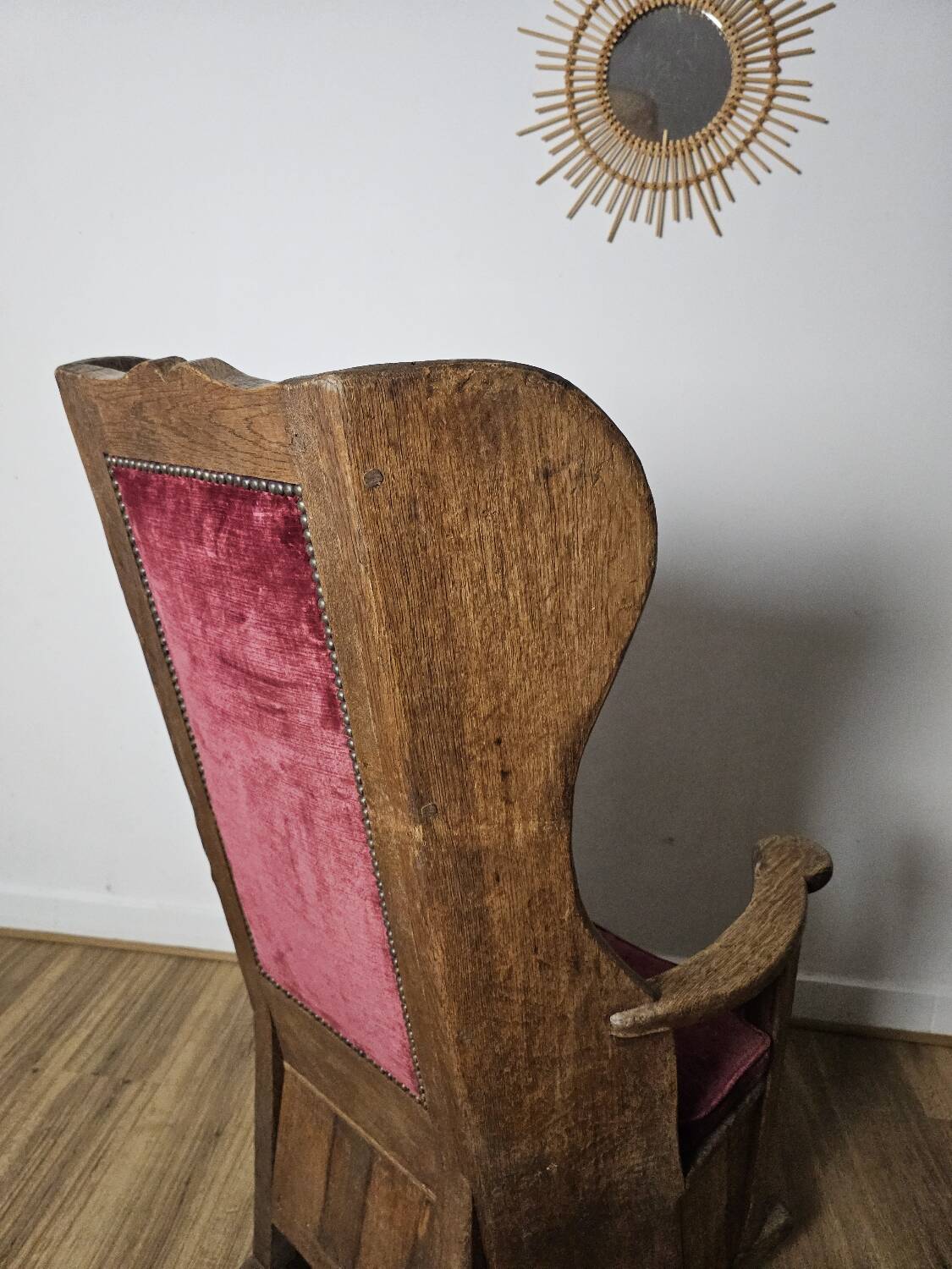 Brutalist Rocking Chair, 19th Century