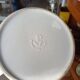 Vintage white ceramic teapot / coffee pot