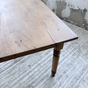 Bistro farmhouse table cherry wood turned legs 180cm