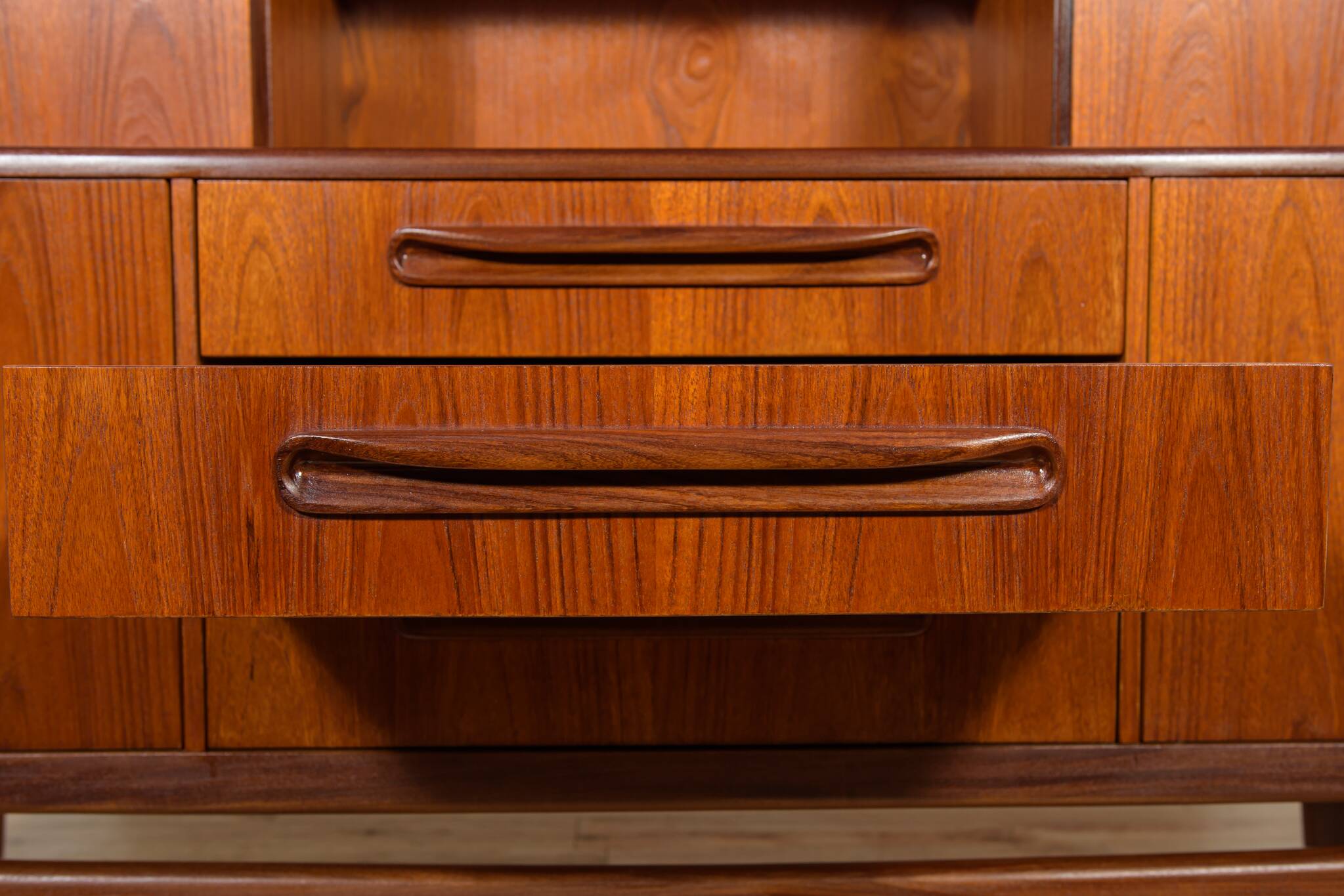 Mid-century model Fresco sideboard in teak by Victor Wilkins for G-Plan, United Kingdom, 1960s
