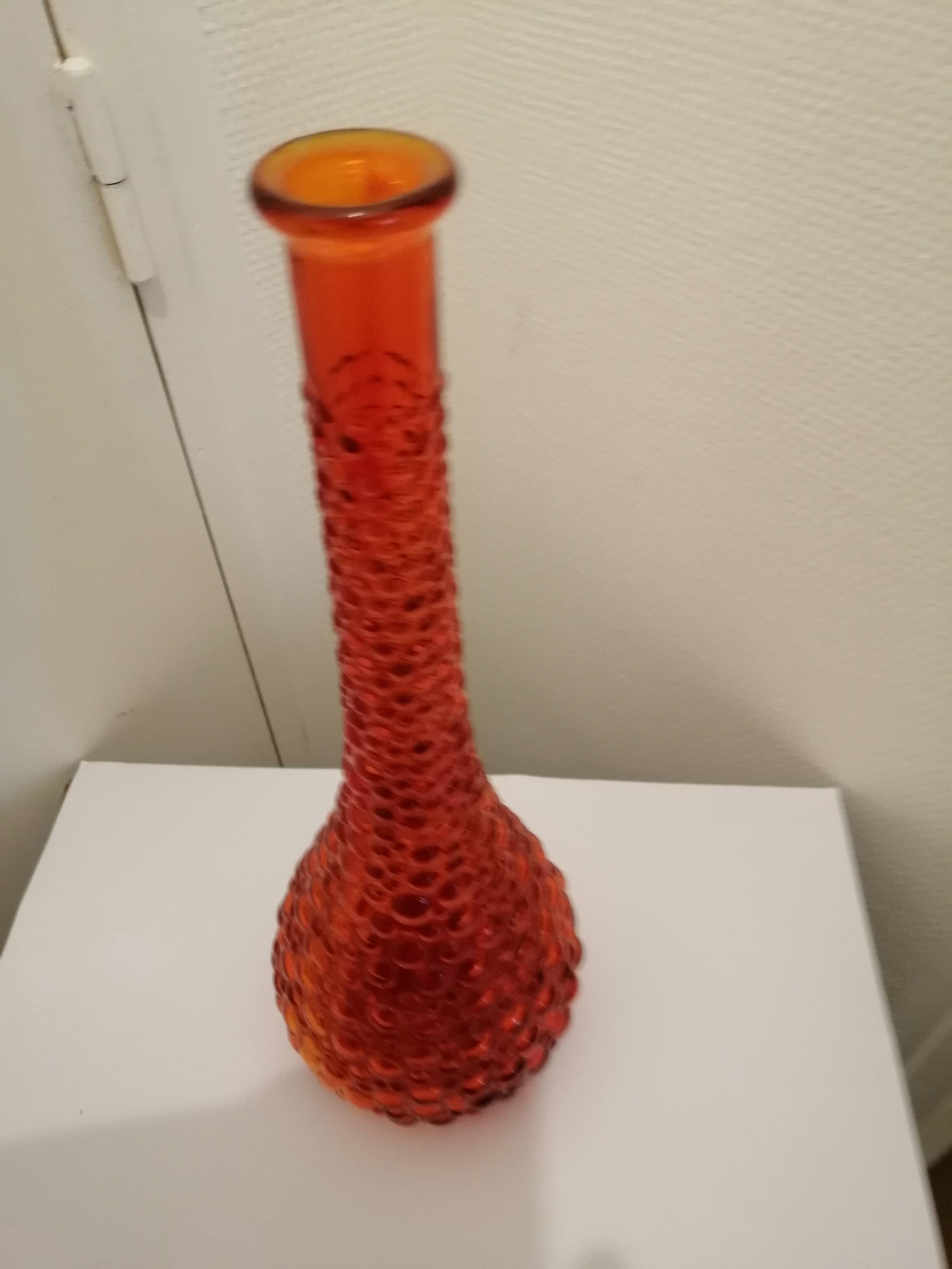 Red italian decanter