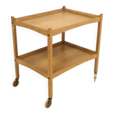 Desserte scandinave en chêne, Suède, 1960