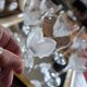 6 crystal stem glasses from Cristal d’Arques Folia – 1970s-1980s