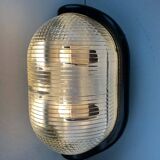 Wall Lamp Walnut Space Age Style Italian Modern Mid-Century by Achille Castiglioni for Flos, 1970s