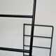 Étagère string bois métal vintage années 60 l 80 cm