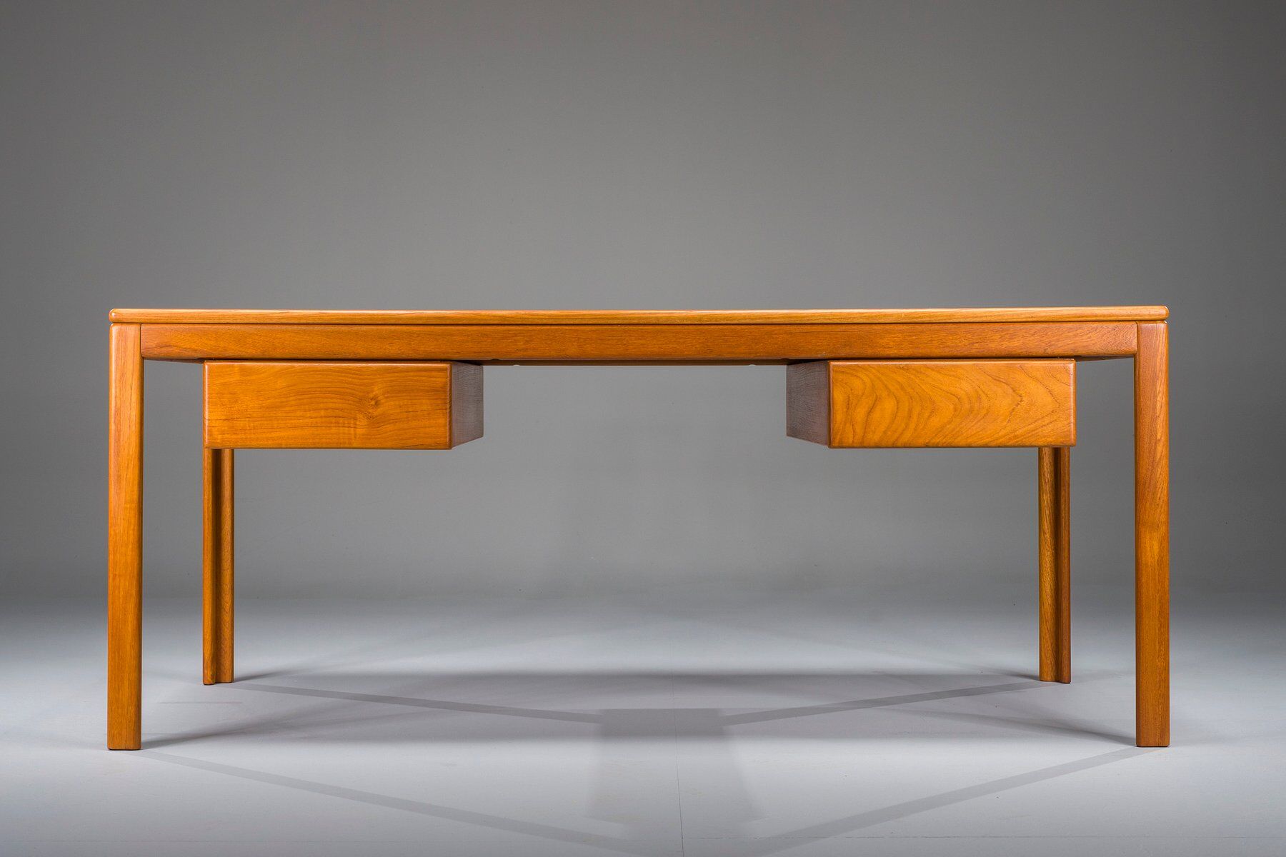 Mid-century modern teak writing desk, 1970s
