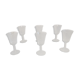 Six verres  à liqueur sur pied, vintage années 60/70