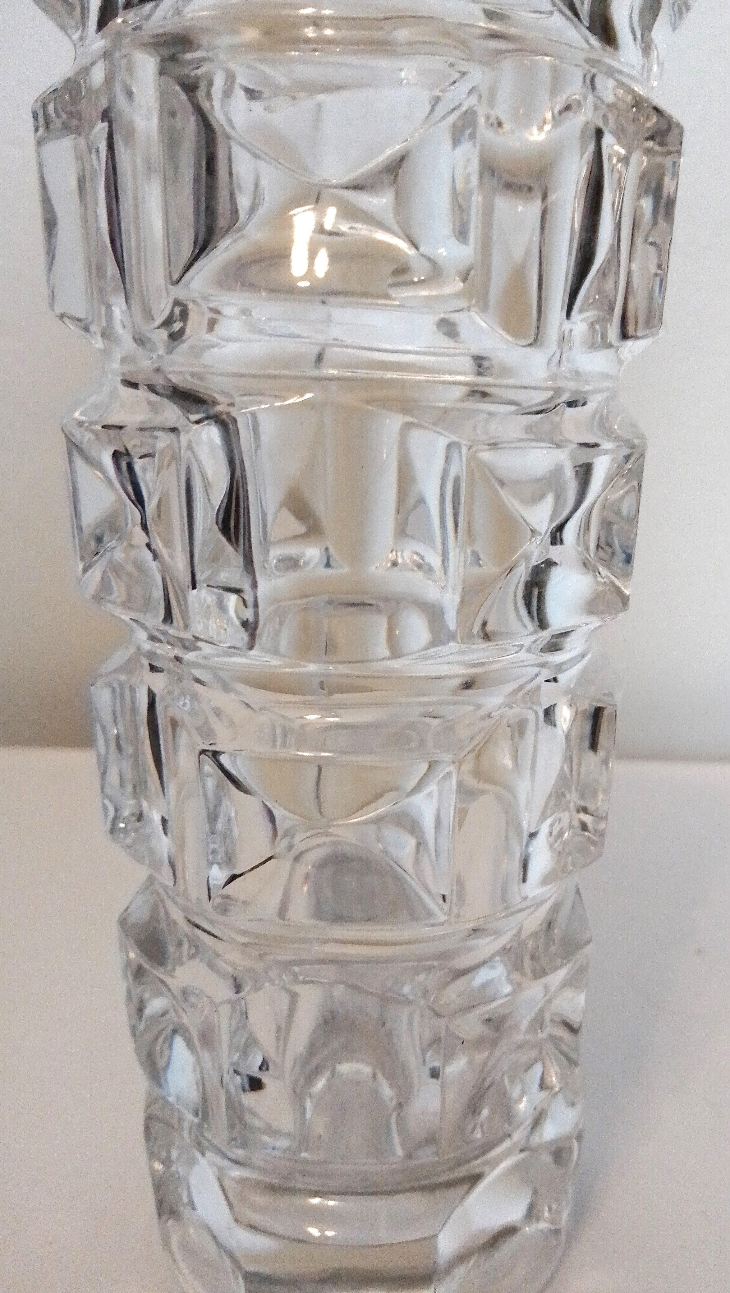 Crystal vase of Arques 70s