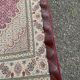Handmade burgundy wool Persian rug 100x155cm