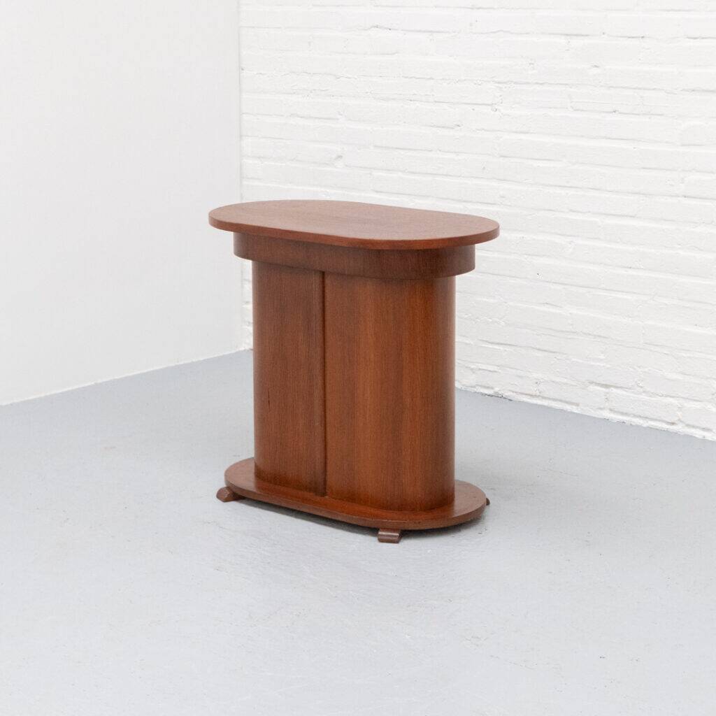 Dutch Art Deco Hinged Top Sidetable