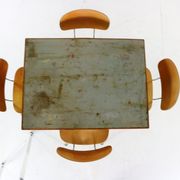 Dutch design dining set by Rietveld for Gispen Holland