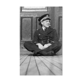 Vintage marine photo on the deck of a boat recent print 30x50cm on baryta paper