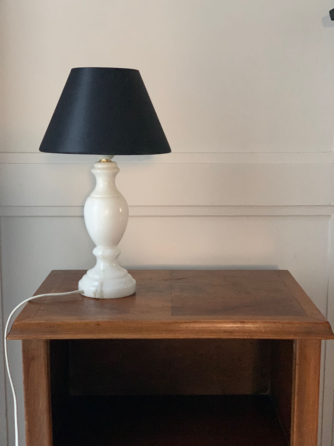 Vintage alabaster lamp