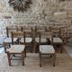 Chaises brutaliste