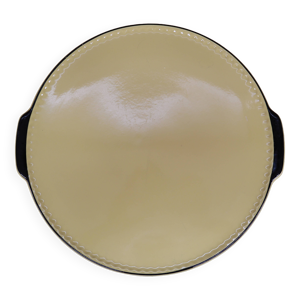 Plat de service Villeroy - jaune