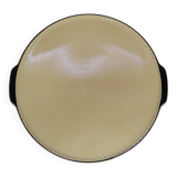Plat de service Villeroy & Boch Jaune et noir Années 50 Mettlach