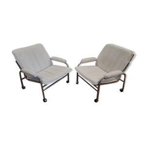 Deux fauteuils scandinaves, années