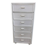 Chiffonnier vintage en osier