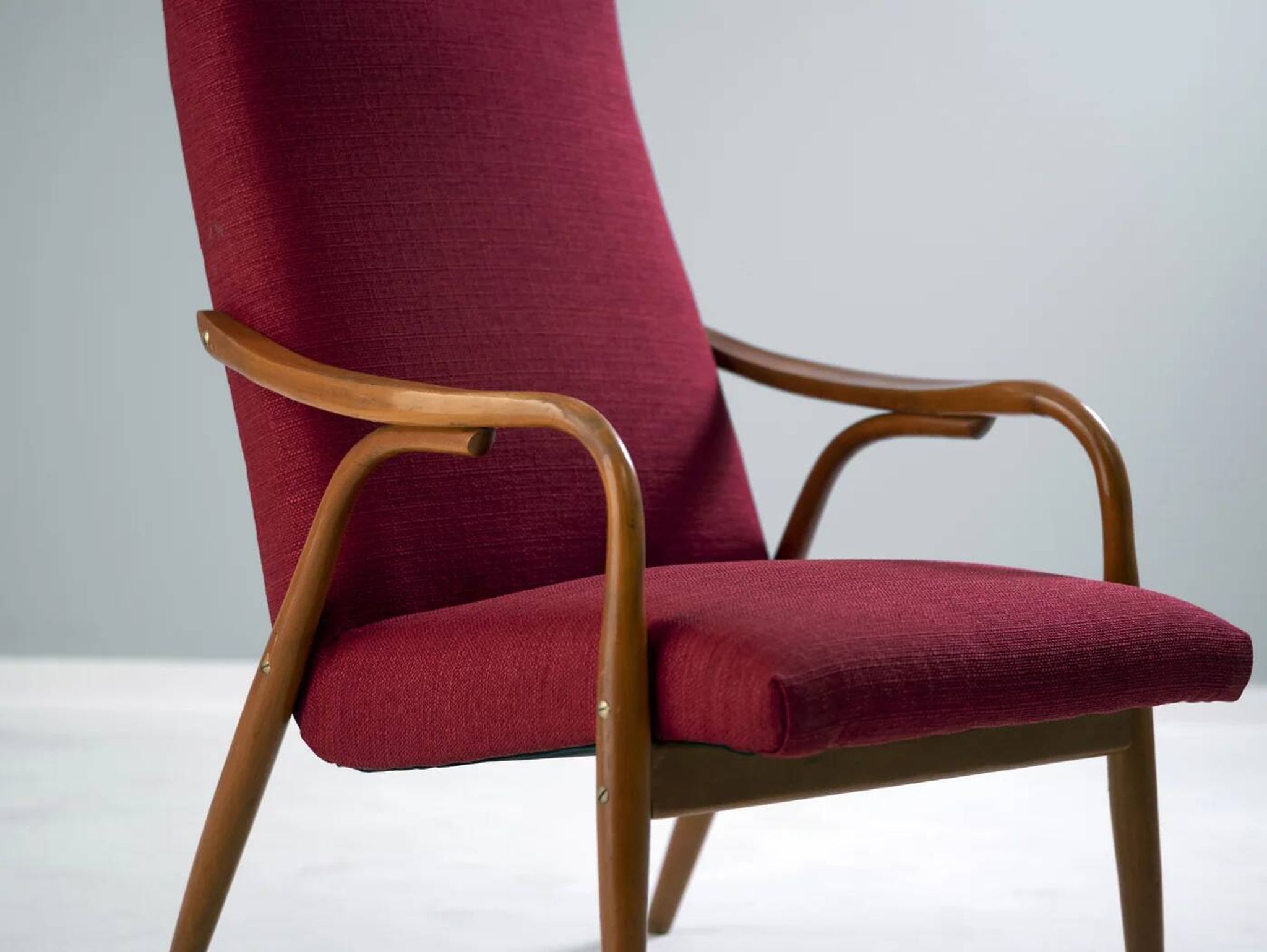 Pair of mid-century modern bentwood armchairs by TON, 1970s, Czechoslovakia