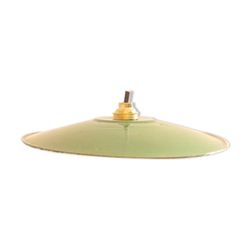 Suspension in green enamelled sheet metal