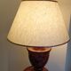 Living room lamp on column