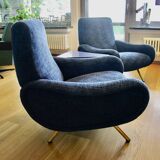 Pair of vintage armchairs by marc zanuso for arflex 1950