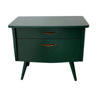 Green bedside table empire
