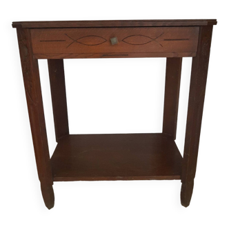 Art Deco console side table